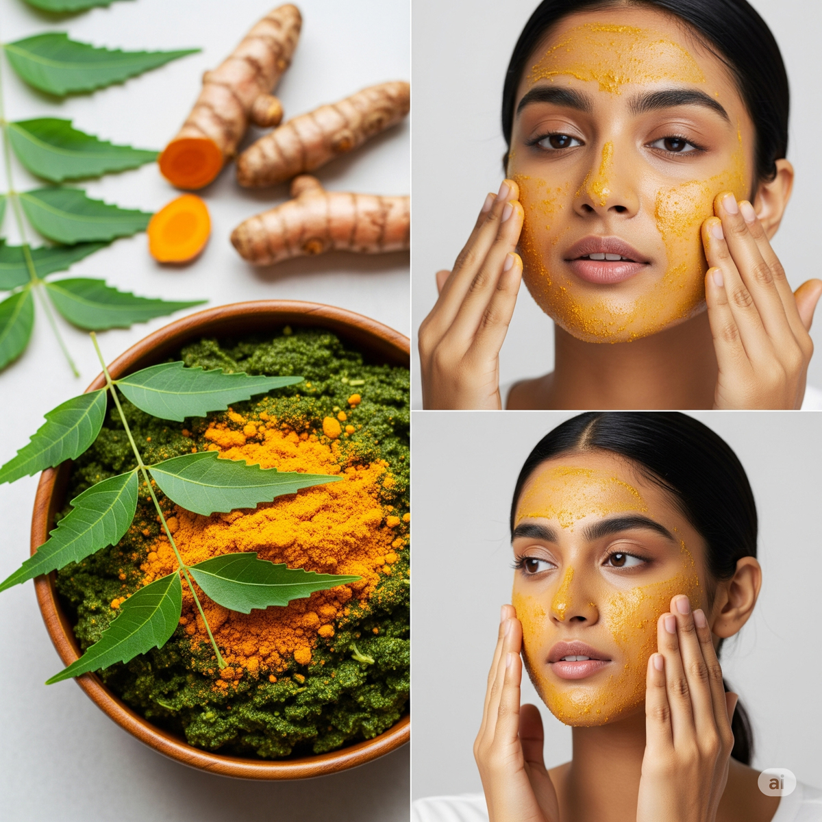 Heal Acne Naturally: The Power of Neem and Turmeric