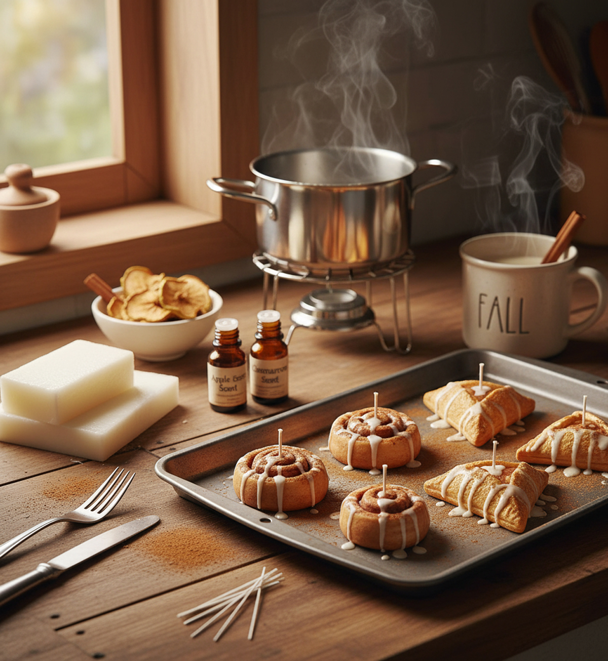 Easy Autumn Candle Crafts