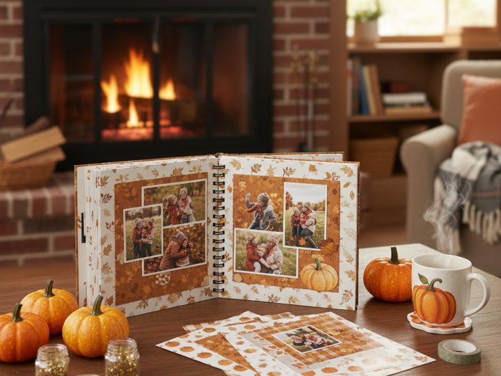 Autumn Leaves Scrapbooking