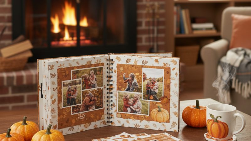 Autumn Leaves Scrapbooking