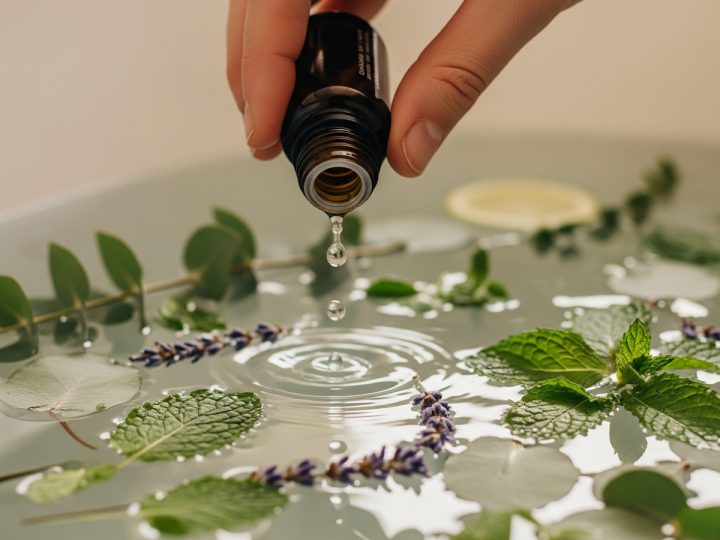 Bathing with Essential Oils from Herbs