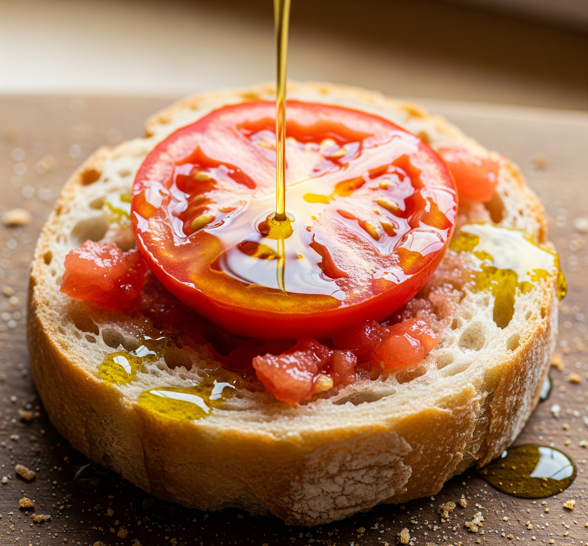 Bread with Tomato and Olive Oil
