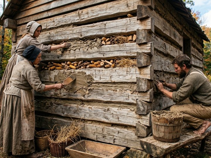 Chinking Logs: How Pioneers Weatherproofed Their Cabins