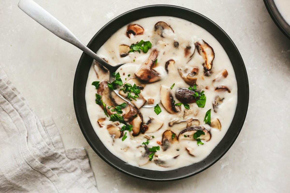 Classic Cream of Mushroom Soup