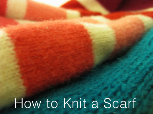 Learn How to Knit a Scarf