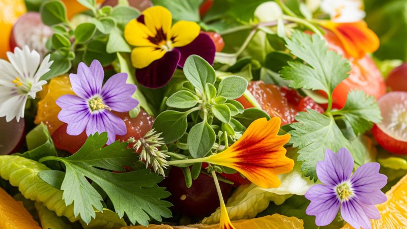 A Mouthful of Blossoms – A List of Edible Flowers & Herbs