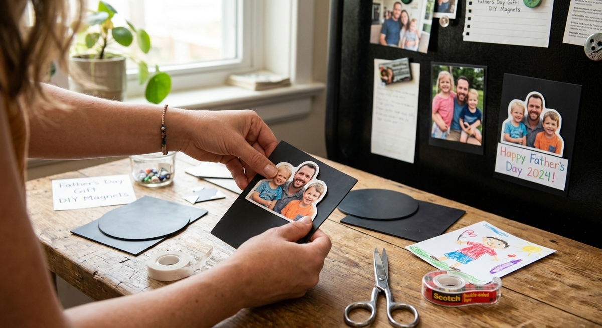 Father’s Day Magnetic Photo Gift Idea