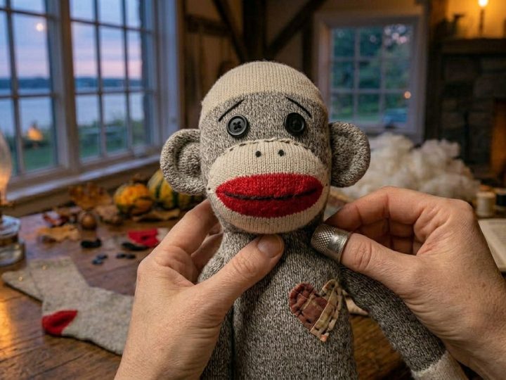 Crafting the Authentic Red-Heel Sock Monkey