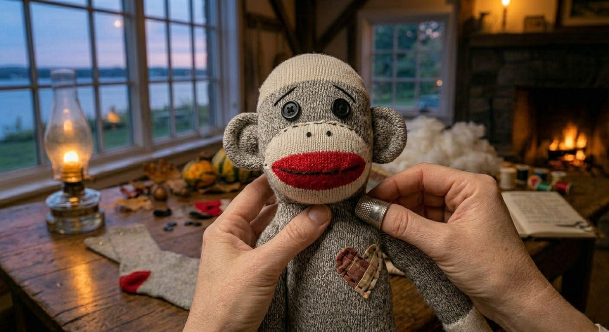 Crafting the Authentic Red-Heel Sock Monkey