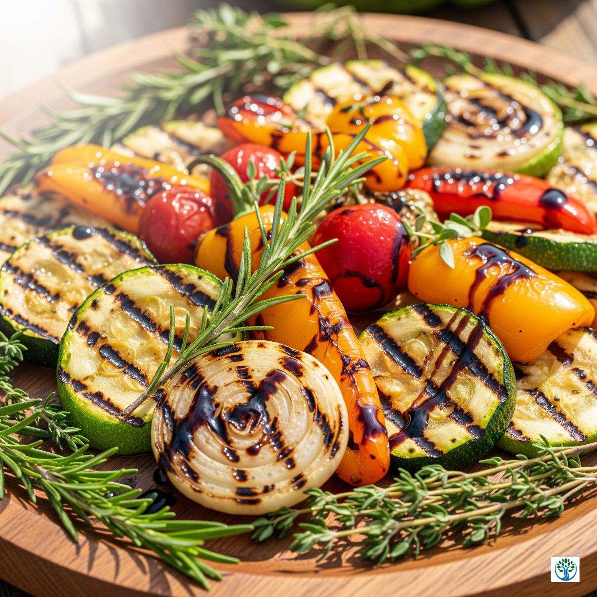 Summer Grilled Balsamic Veggies