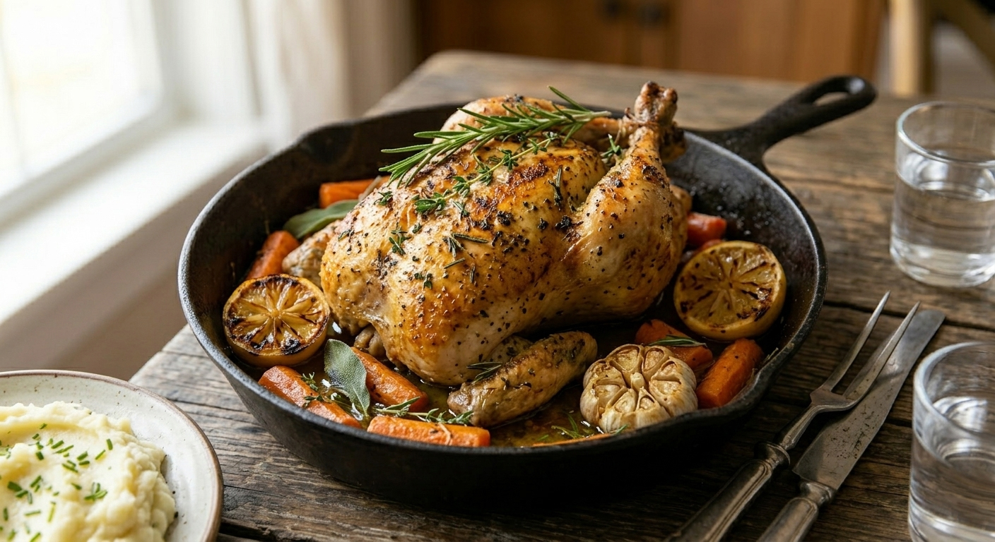 Heirloom Herb-Roasted Chicken