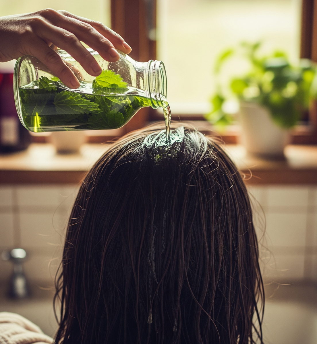 Herbal Hair Rinse – Nettle Leaf for Healthy Hair