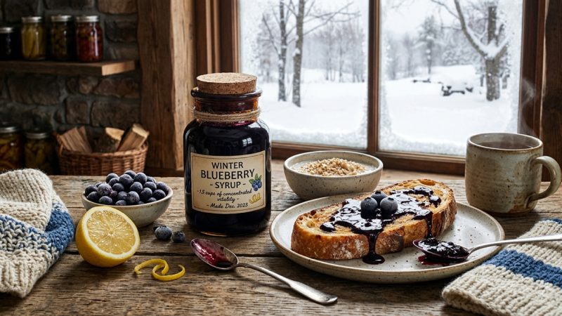 Blueberries in the Winter Larder