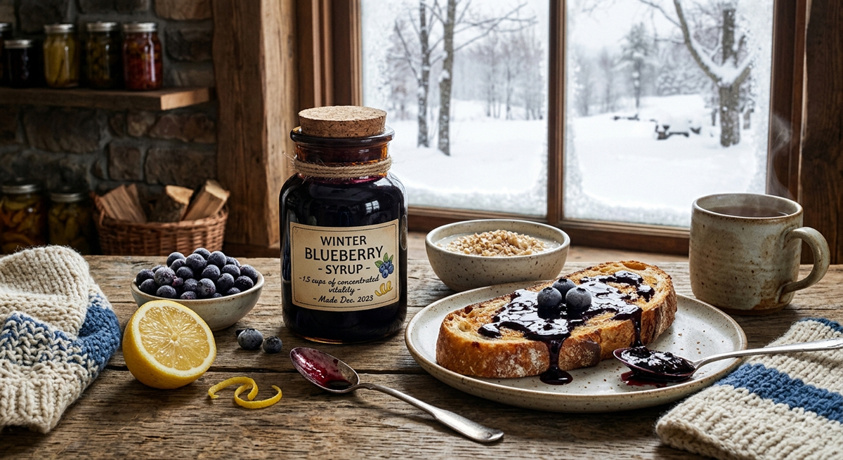 Blueberries in the Winter Larder