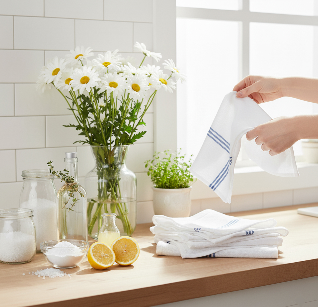 Tips and Tricks for Keeping Your Tea Towels Bright White