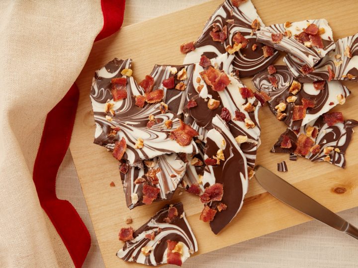 Marbled Bacon Walnut Bark