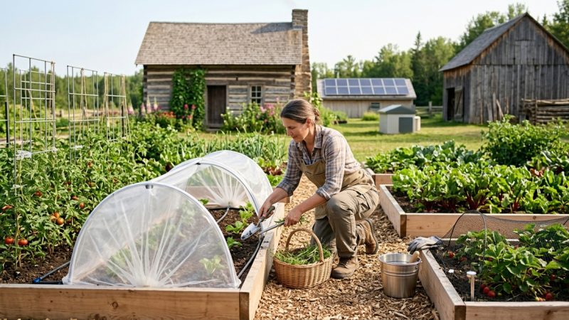 Tending The May Vegetable Garden