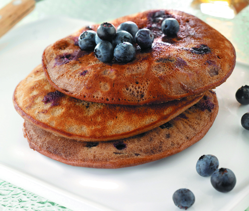 Blueberry Hazelnut Pancakes