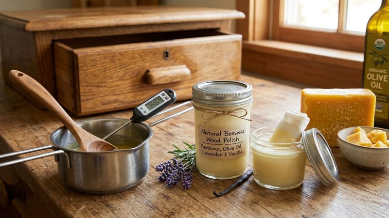 How to Make Your Own Natural Beeswax Polish