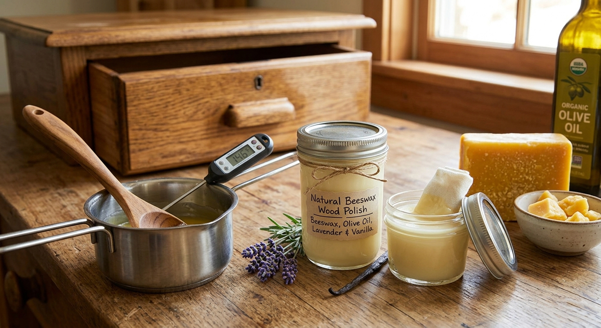 How to Make Your Own Natural Beeswax Polish