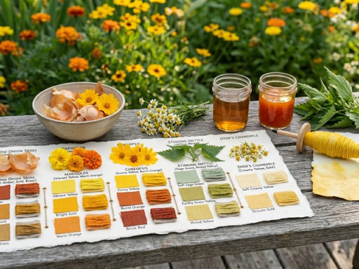 Creating Natural Dyes from Your Summer Garden