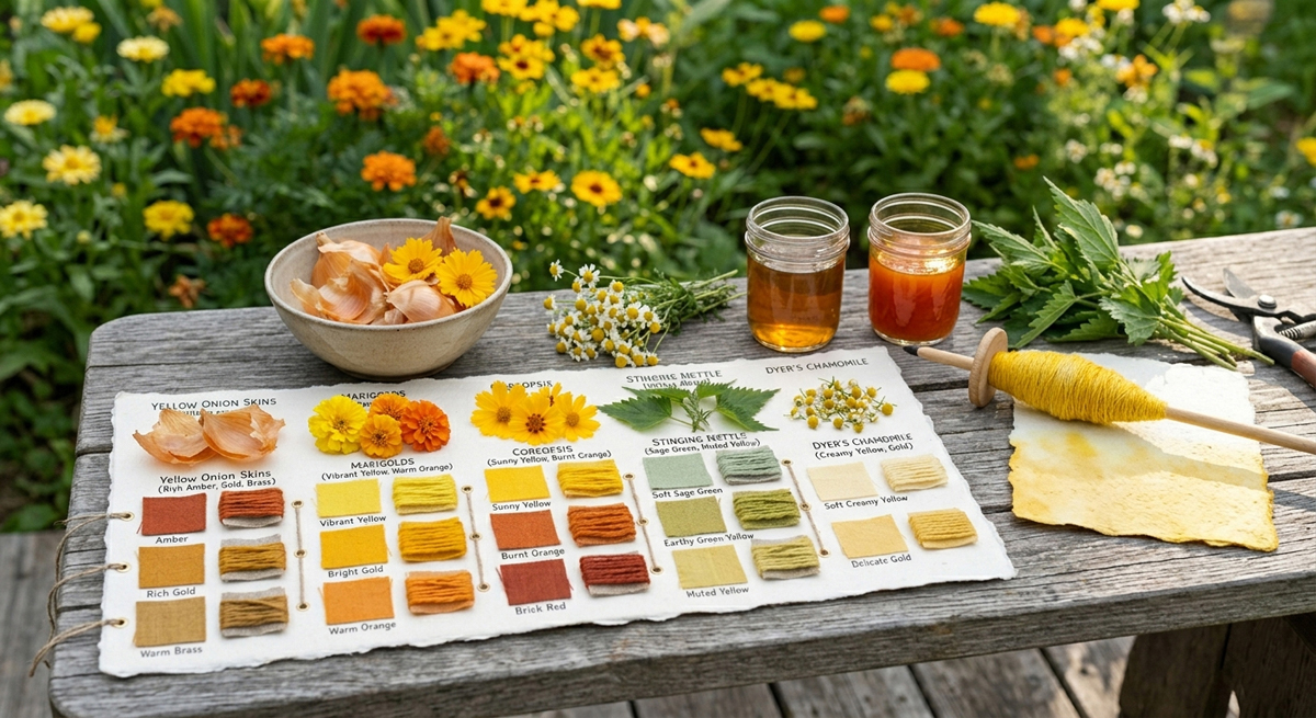 Creating Natural Dyes from Your Summer Garden