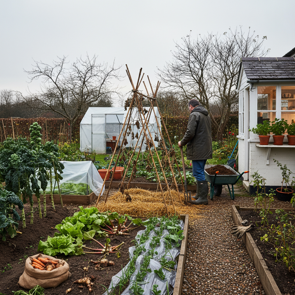 November in The Vegetable Garden