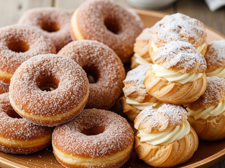 Spoil Your Family: Homemade Nutmeg Doughnuts & Ms. Agatha’s Cream Puffs