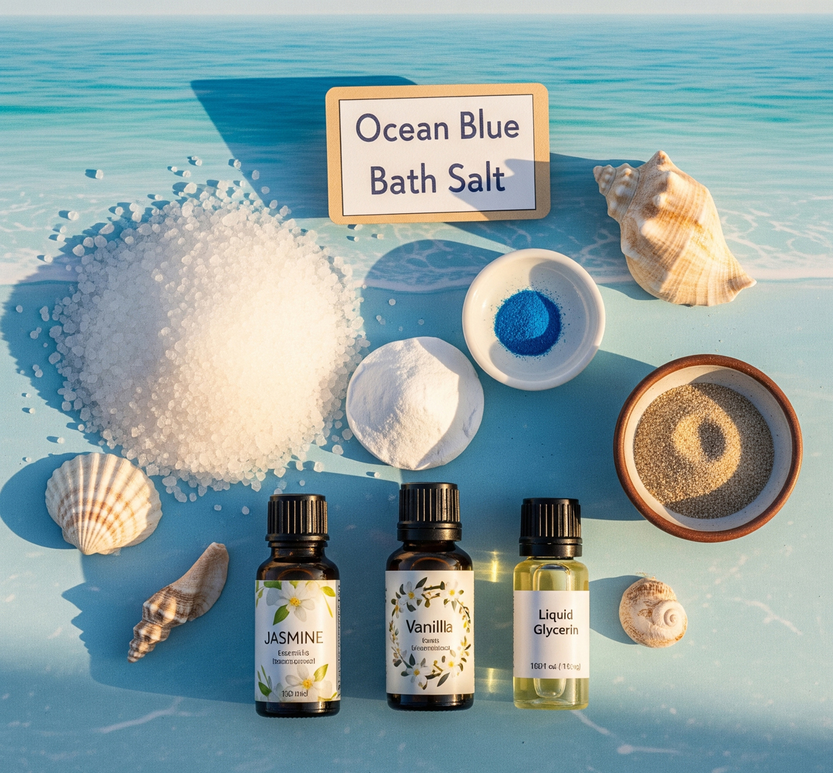 Ocean Blue Bath Salt Recipe