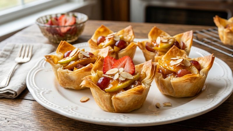 Phyllo Flowers for Easter