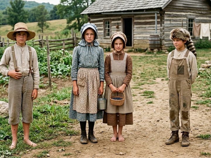 Pioneer Children and Their Clothing