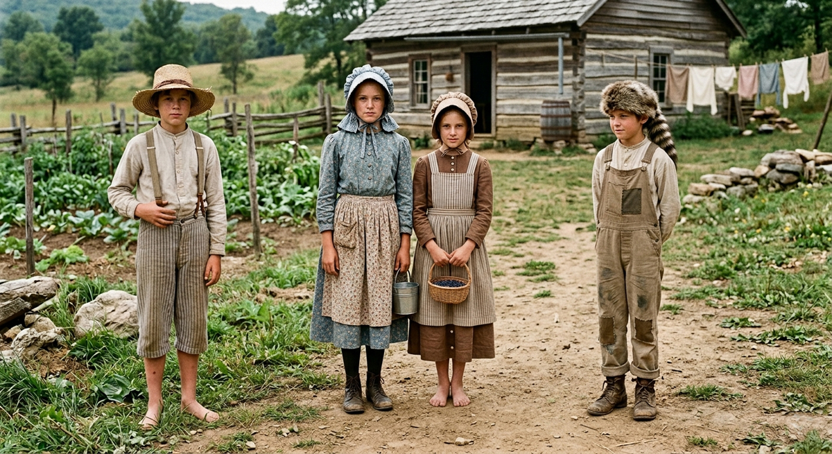 Pioneer Children and Their Clothing