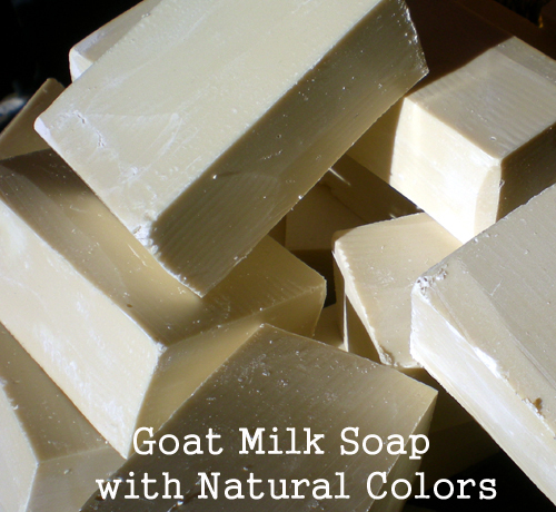 Goat Milk Soap with Natural Colors