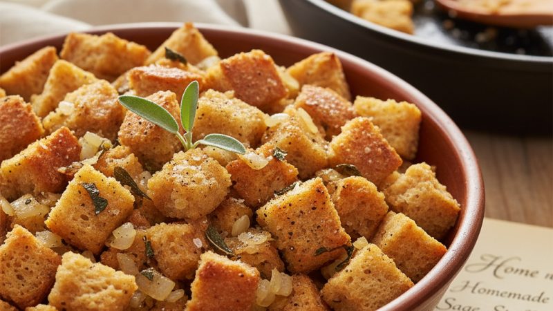 Homemade Chicken, Turkey, Duck or Goose Stuffing