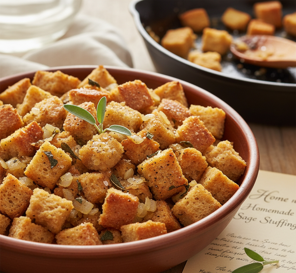 Homemade Chicken, Turkey, Duck or Goose Stuffing