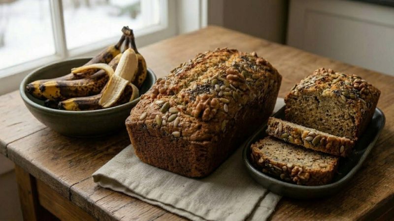 Seed & Nut Banana Bread