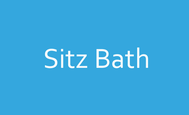 What is a Sitz Bath?