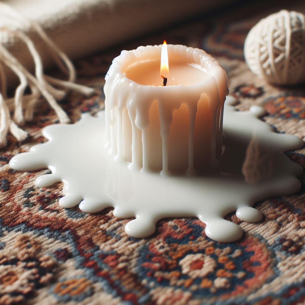 Removing Candle Wax Spills on The Carpet