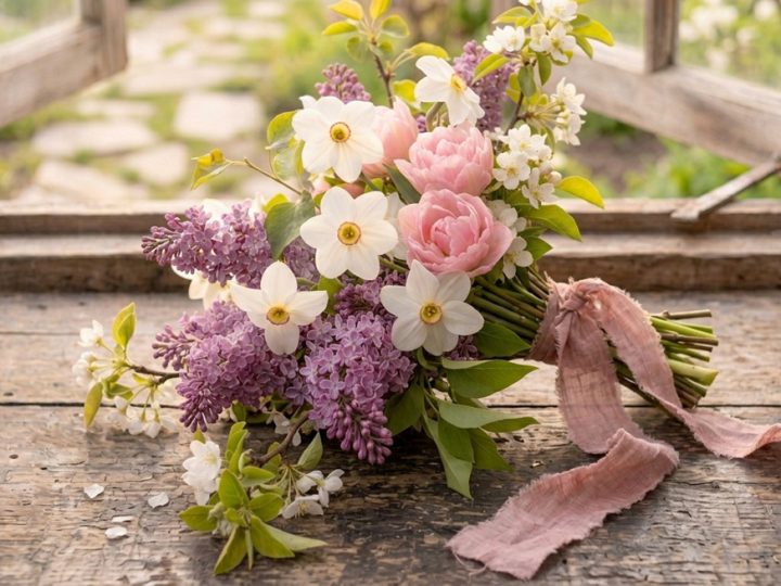 Spring Garden Flowers for The Wedding