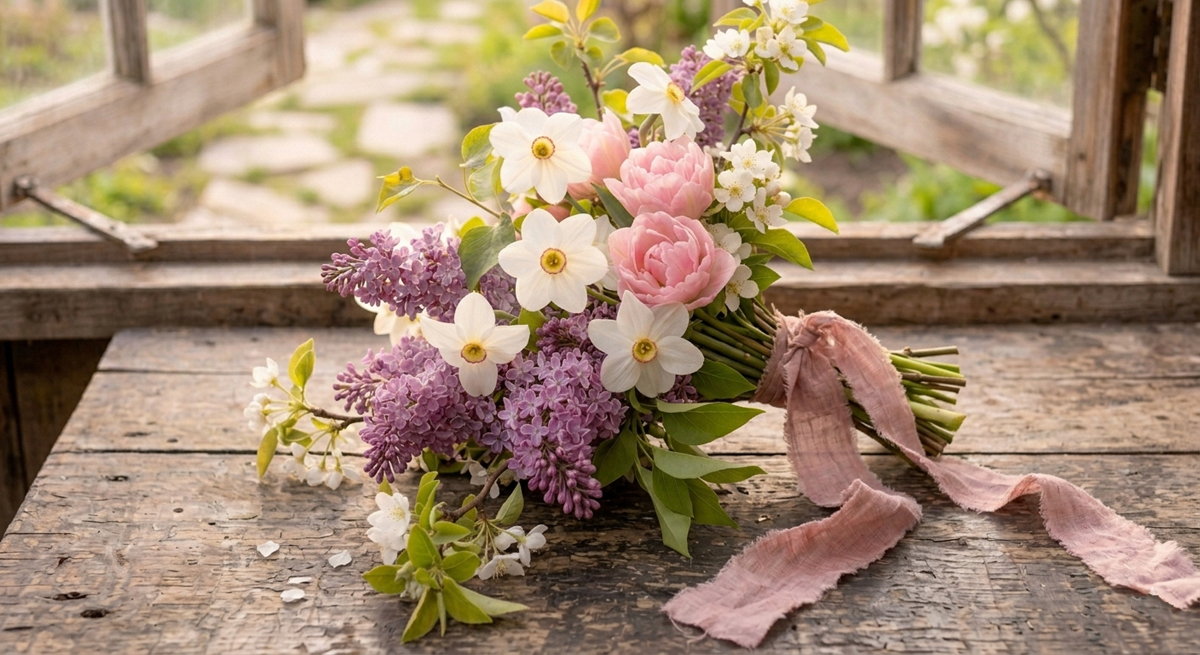 Spring Garden Flowers for The Wedding