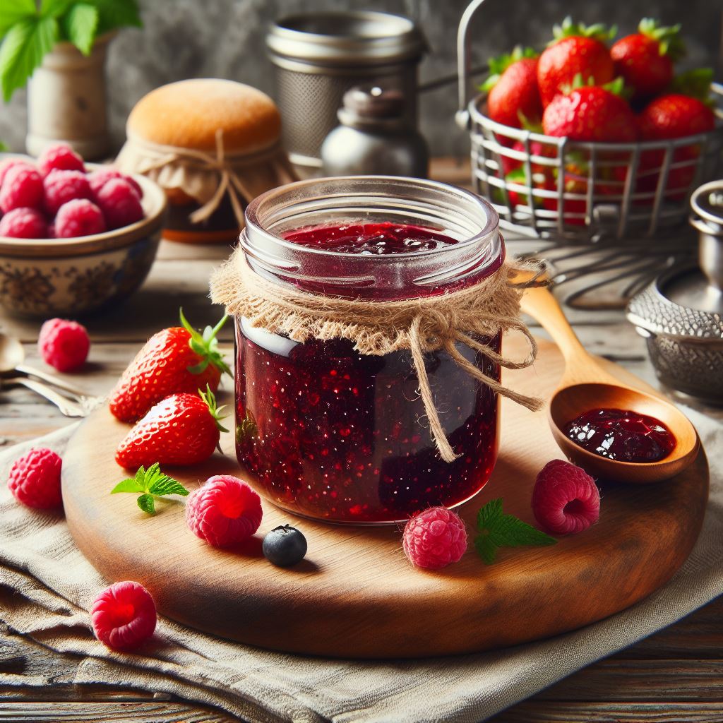 Sweet and Tangy Pioneer Berry Jam