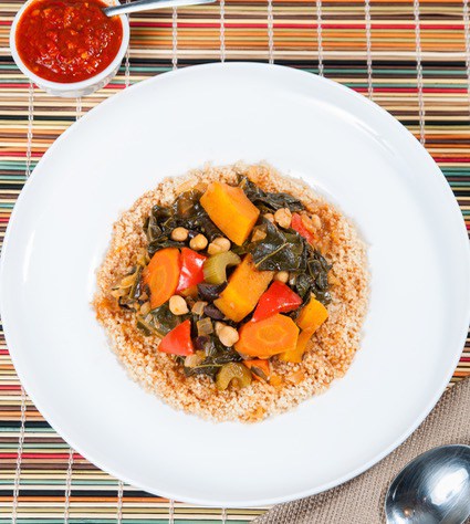 A Colorful Moroccan Stew Calls for Seven Vegetables