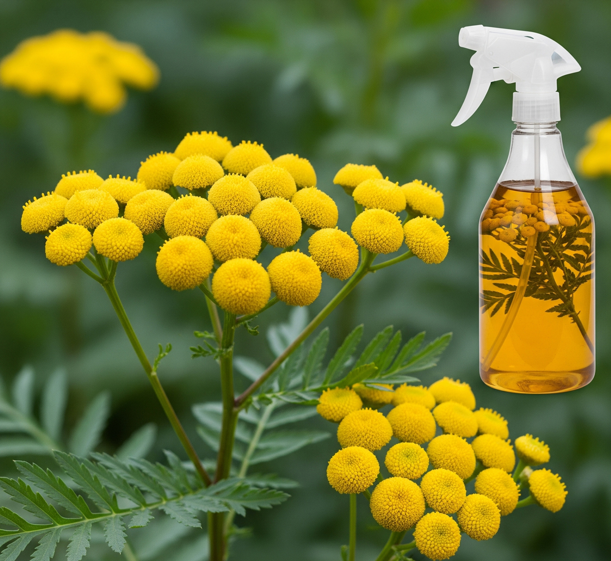 Tansy Golden Buttons Homemade Insect Repellent