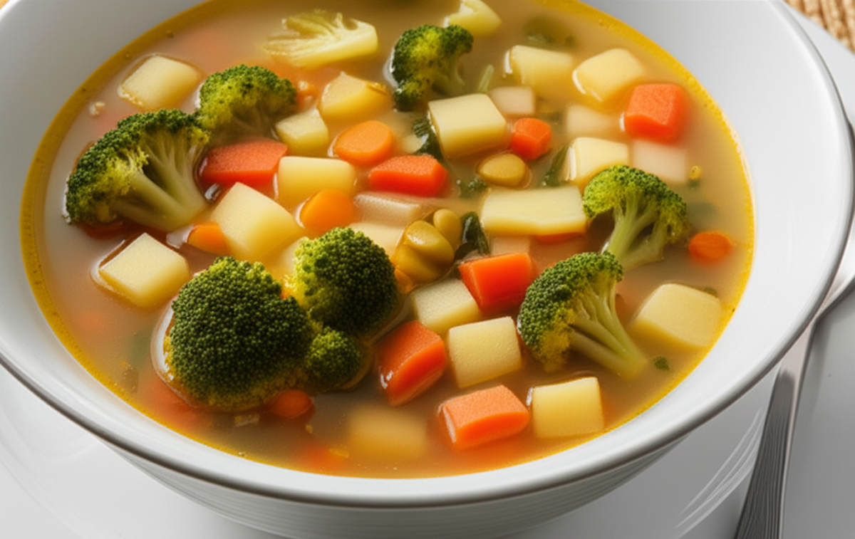 Quick Eight-Vegetable Soup