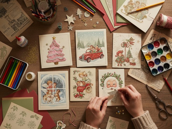 How to Make Your Own Vintage Christmas Cards