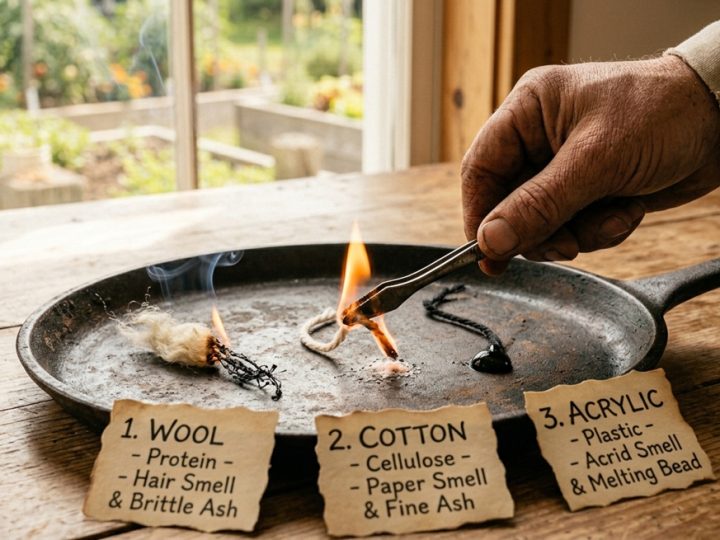 Natural Fibers: The Pioneer Burn Test