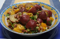 Southern Potato Salad with Black-Eyed Peas