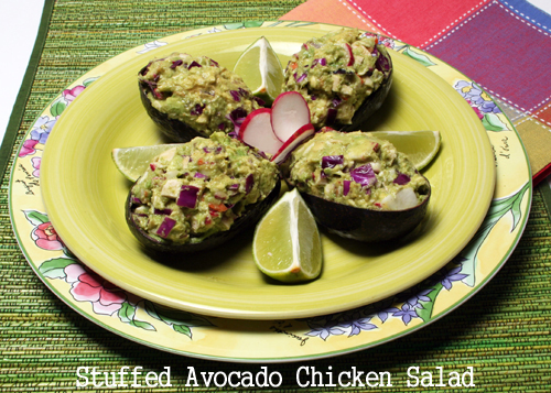 Stuffed Avocado Chicken Salad
