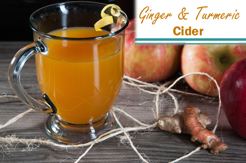 Sip Cider Warmed with Turmeric