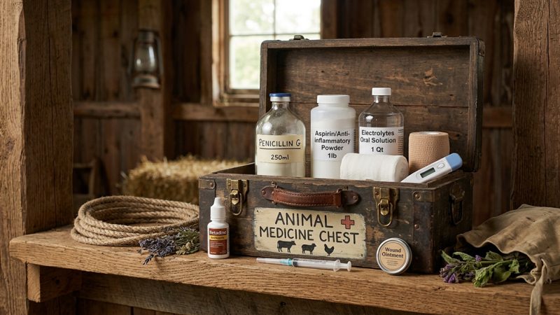 Animal Pharmacy: A Basic Medicine Chest for Livestock